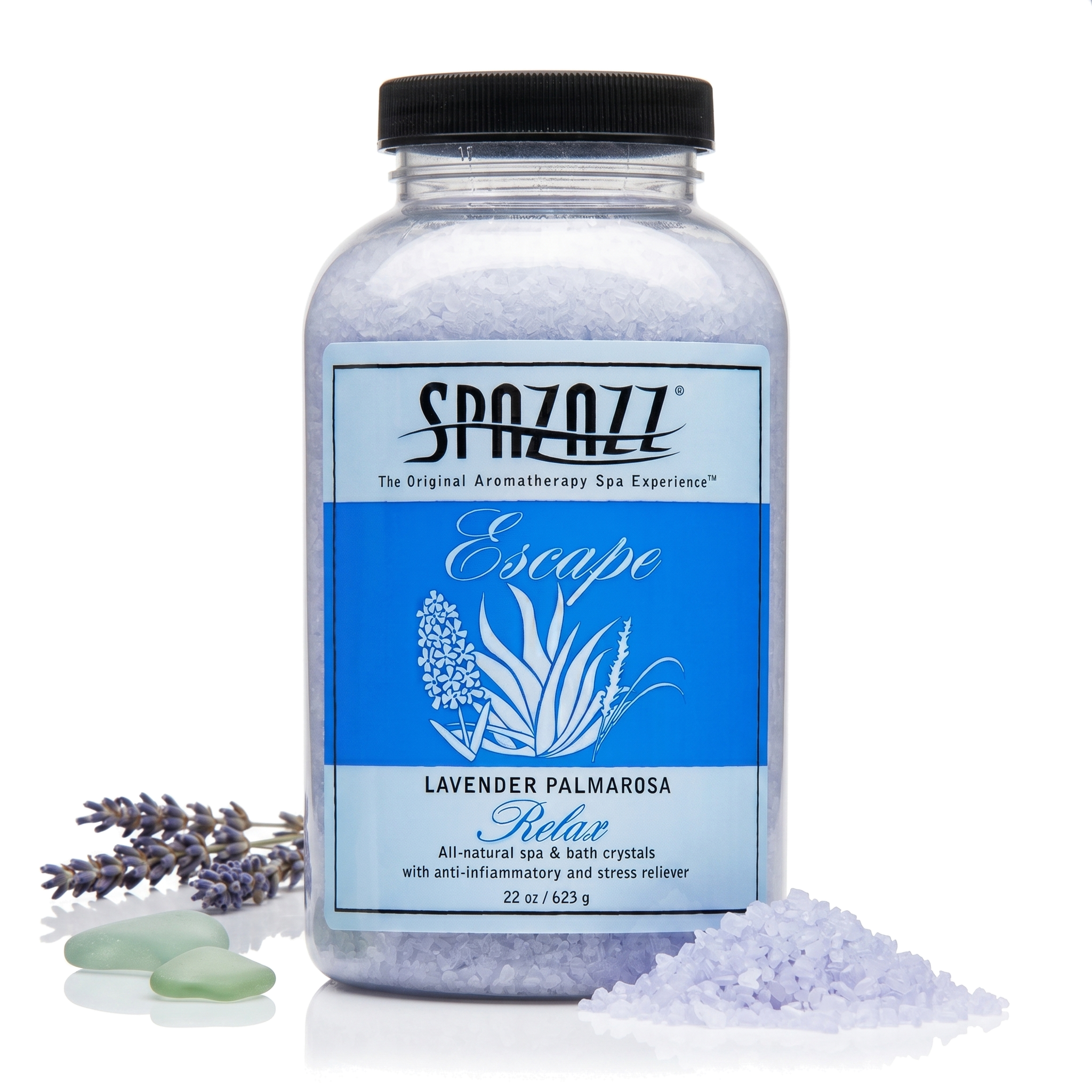 Spazazz Escape Crystals Lavender – aromaterapeutické krystaly pro vířivky a swim spa